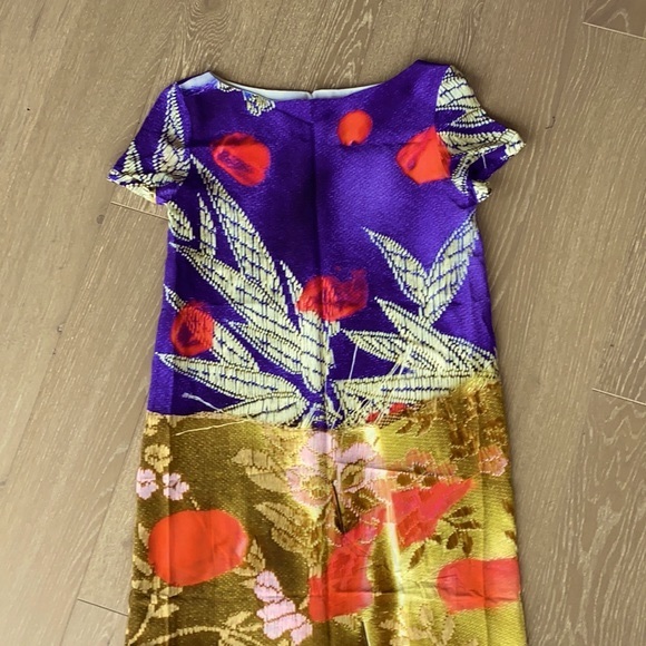 Designer Long Dress 100% Silk, size S - Picture 3 of 9
